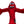 Red fuzzy lobster dog toy front view pic 3 close up