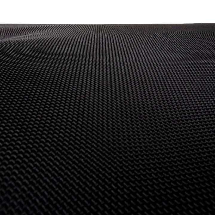 Round bed black close up of texture