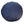 Round navy colored dog bed 