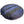 Round navy colored dog bed bottom with grip strips