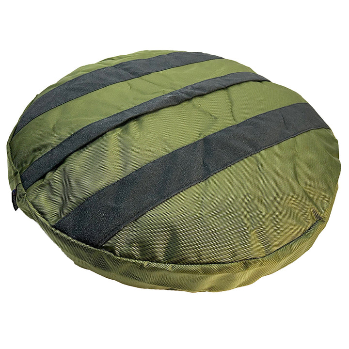 Round bed olive back side grip strips