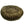  an olive colored round bolstered dog bed with a white background