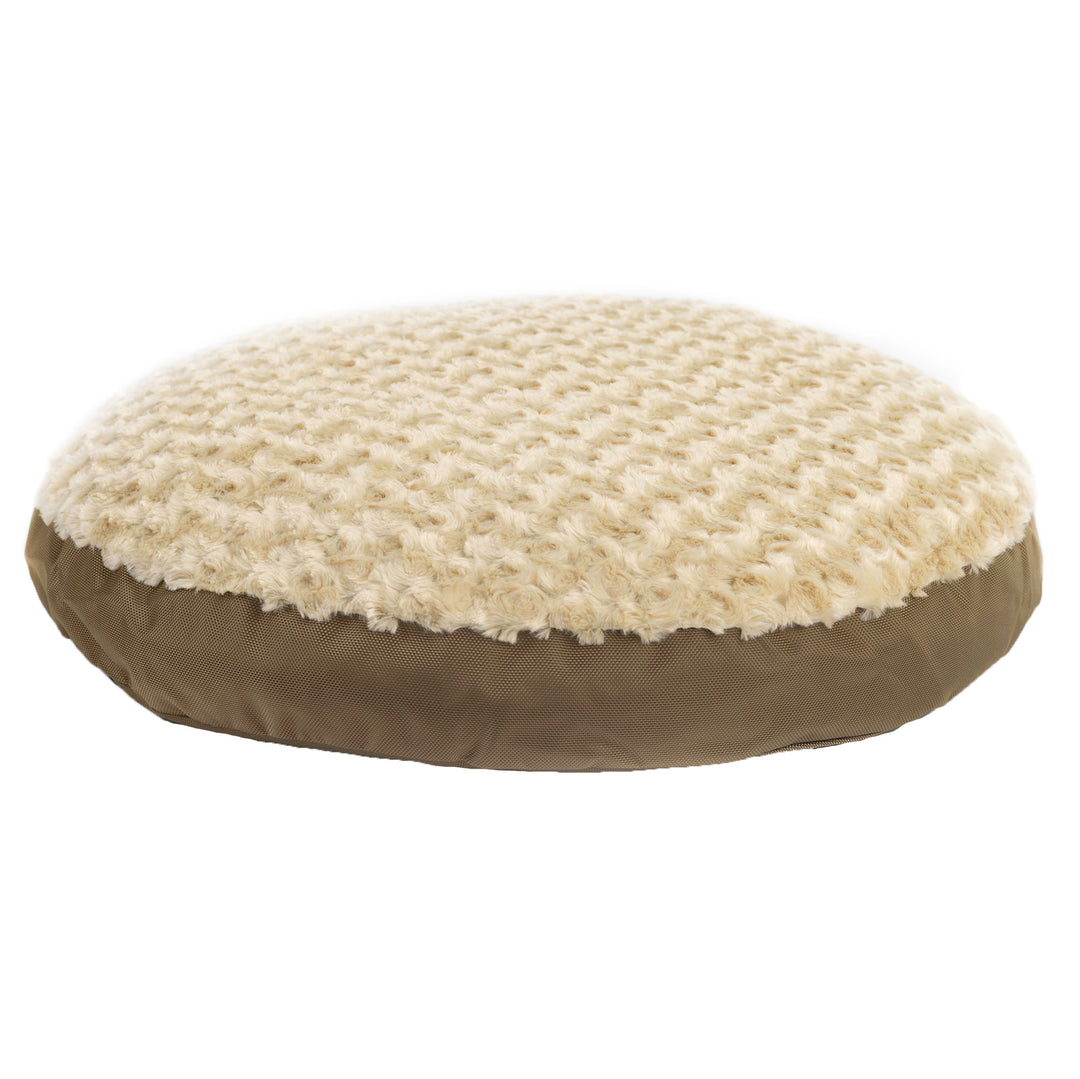 Round bed fuzzy camel