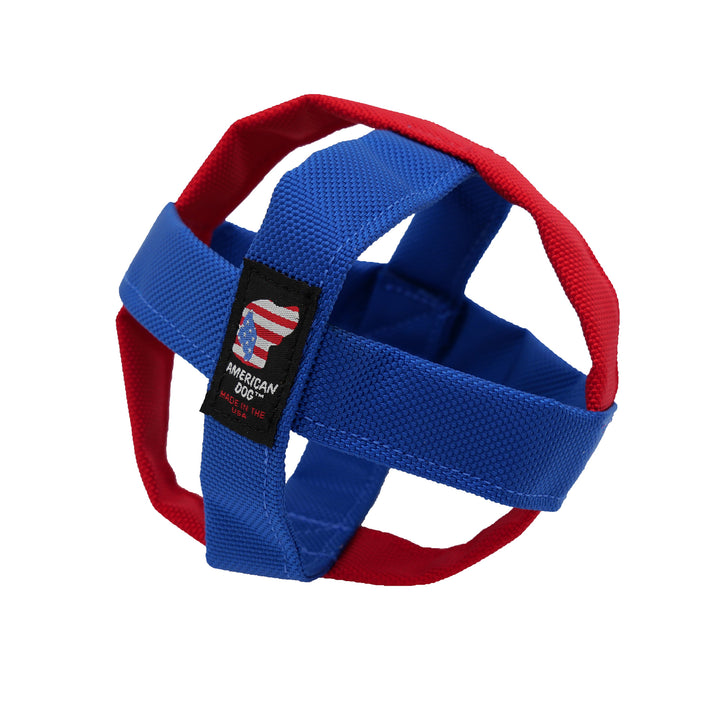 Red and blue ballistic ball
