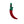 Red chili pepper toy medium