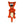 Fuzzy Orange cat with face and crinkle sound
