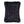 Top view of a black rectangle bolstered fleece dog bed