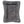 Top view of a Rectangle bolstered charcoal colored fleece dog bed 