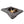 Rectangle bolstered charcoal colored fleece dog bed with a puppy lying on it