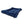Blue fleece bolstered rectangle dog bed