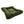 bolstered rectangle olive colored fleece dog bed