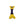 Yellow & blue bone shaped dog toy