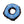 Fuzzy blue front and brown back donut toys  medium