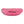 Pink round bolstered dog bed with black embroidered 'F#ck Cancer'.