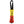 Firehose tug toy red and yellow with Chief Dog on it