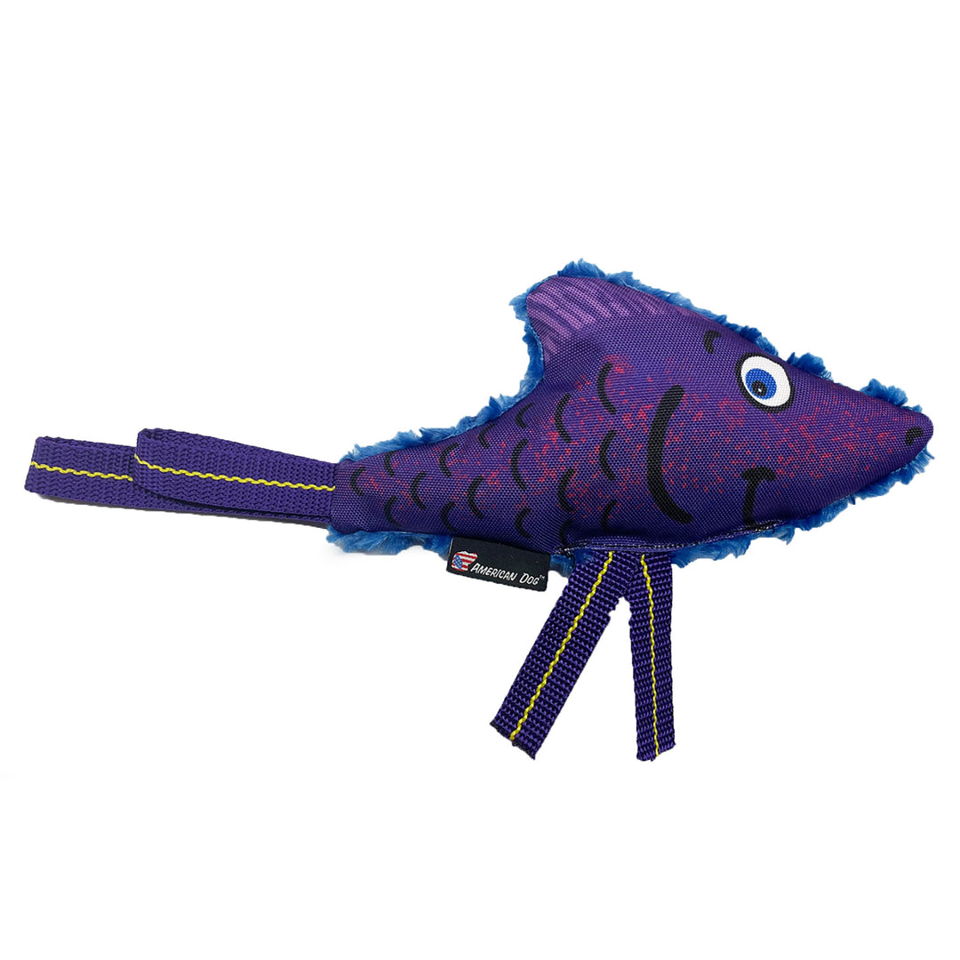 Fish dog toy front side