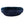  dark blue fleece bolstered dog bed side view