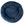 dark blue fleece bolstered dog bed top view