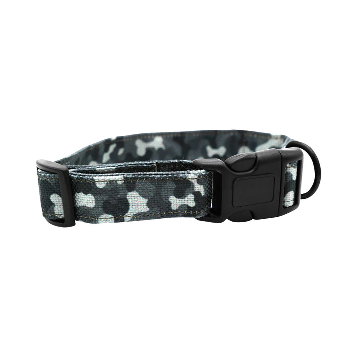 Gray bone print collar pic 2