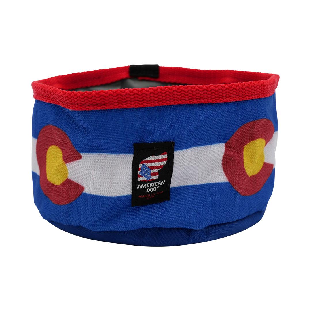 Colorado print water bowl