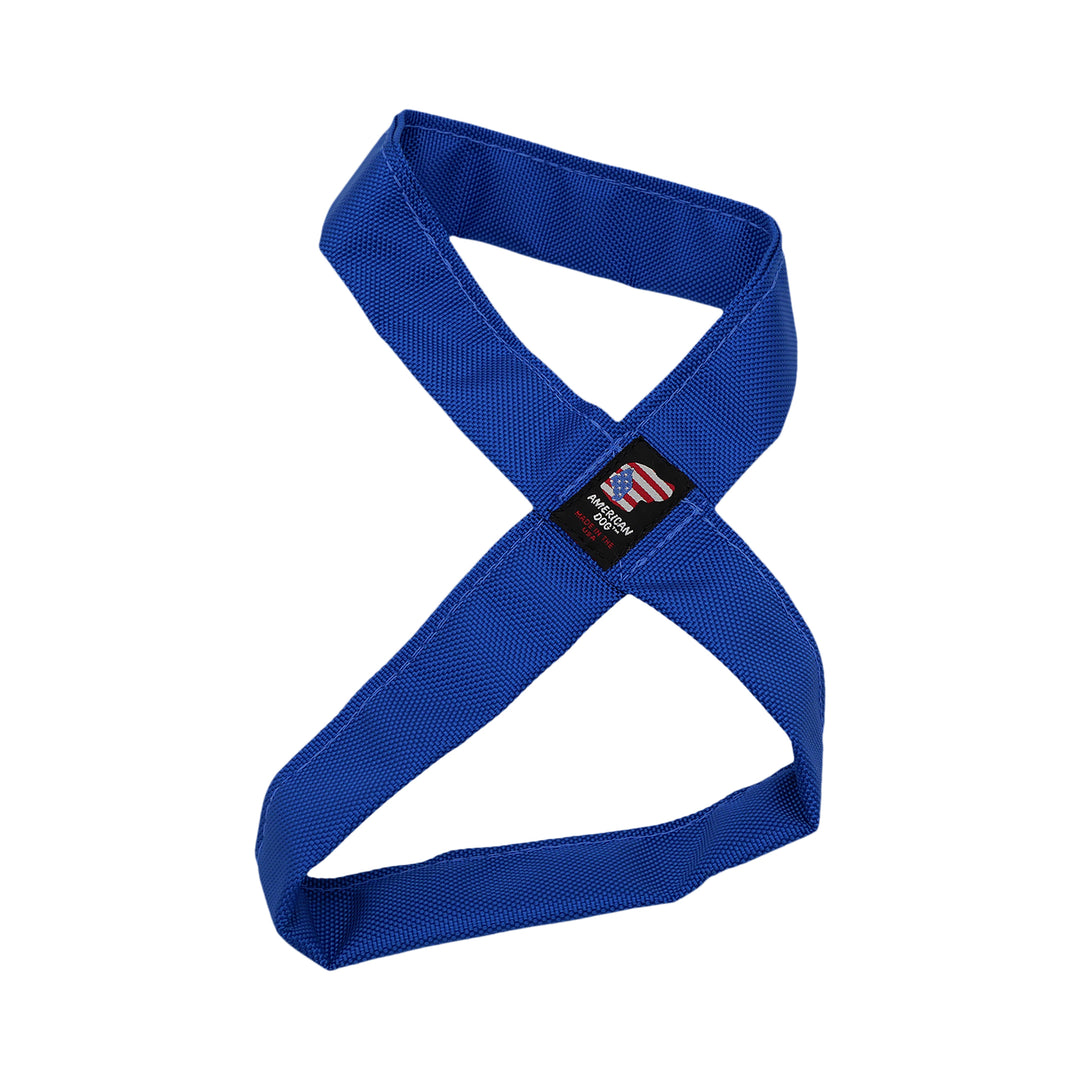 Figure eight tug toy royal blue