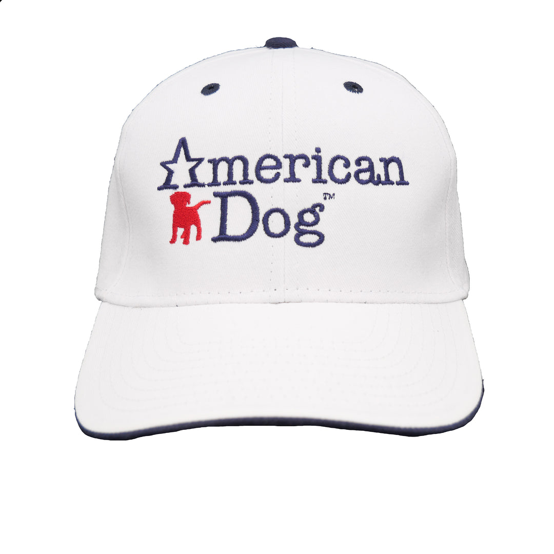 White elite hat front side