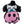 Cow face animated with pink muzzle dog toy