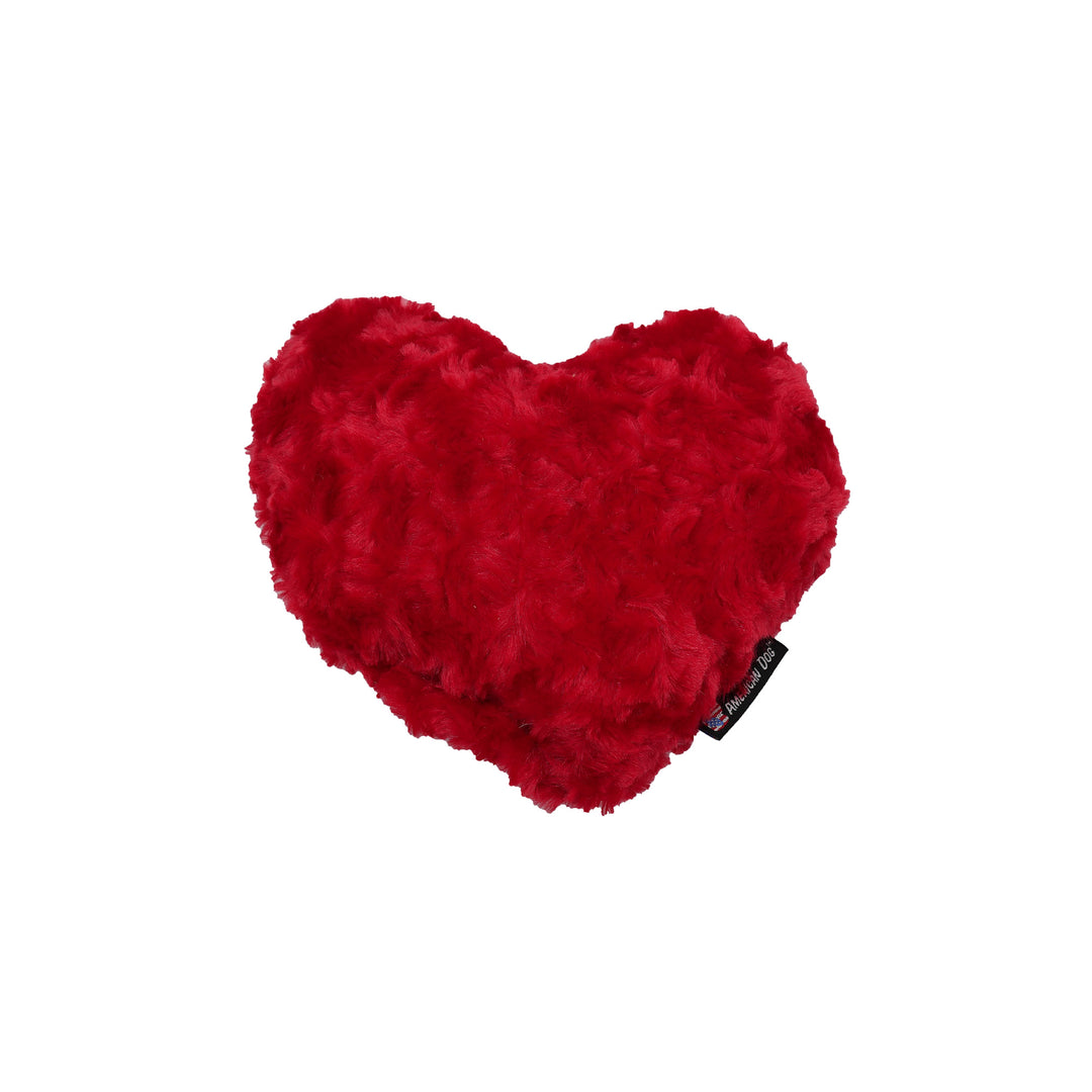 Fuzzy red heart toy large