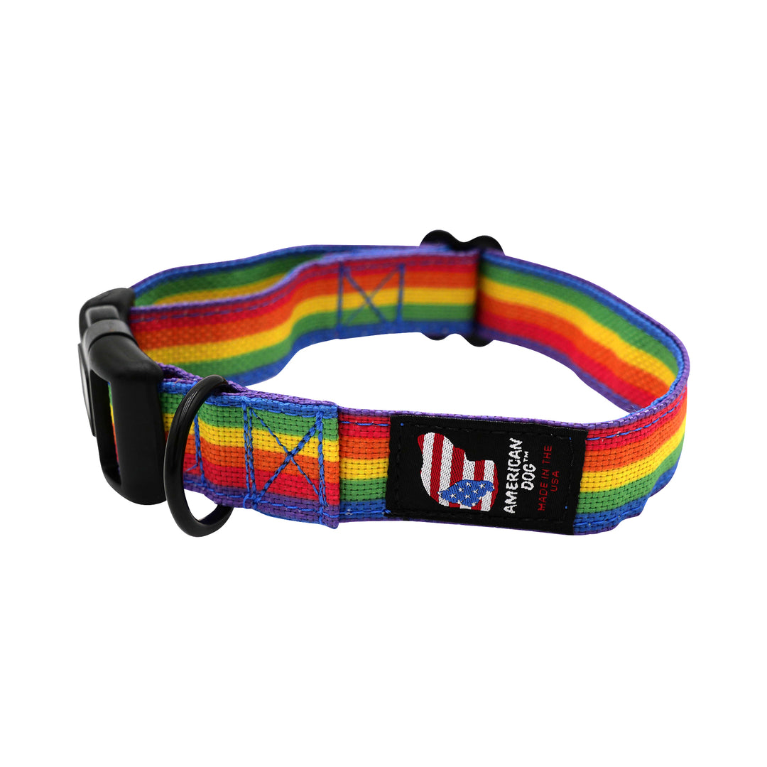 Rainbow print collar pic 1
