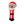 Santa firehose dog toy front side