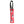 Red fire hose with with snowmen and a dark green handle