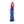 Blue Fire hose dog toy with white stars and red handle
