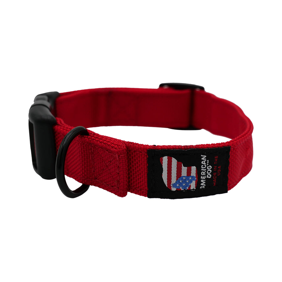 Red ballistic collar pic 1