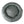 Round Silver bolster bed top view