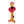 Fuzzy pink flamingo with crinkle sound and squeaker