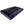 A black rectangular dog bed with a durable outer cover and a plush inner mattress.