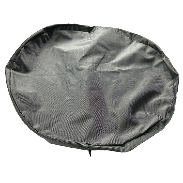 Round dog bed cover charcoal
