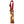 Fire hose dog toy with autumn leaf pattern and red handle 
