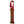 Red and green holiday plaid fire hose dog toy with a red handle 