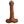 brown dick shaped dog toy with a happy cartoon face
