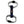 Silver & blue seatbelt web dog toy.  It has 2 loops connected by a center band