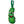 Green pickle shaped dog toy with a cartoon smiley face and green tug handle