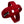 Red seatbelt with two loops to create a ball shaped dog toy