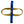 Blue and gold loops that bisect