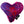 LUCKY DOG $9 Spatter Heart Plushie