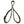 Dog toy in the shaped of a wishbone Tan color