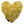Yellow fleece in the shape of a heart dog toy. backside of toy