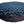 Round bed fuzzy navy