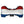 Red, white, and Blue  nylon & fleece bone-shaped toy with an American Dog brand logo.