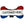 Red, white, and blue  fleece bone-shaped toy with 'Customize Here' text and American Dog brand logo.